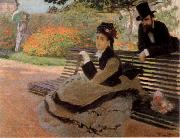 Claude Monet The Bench France oil painting artist